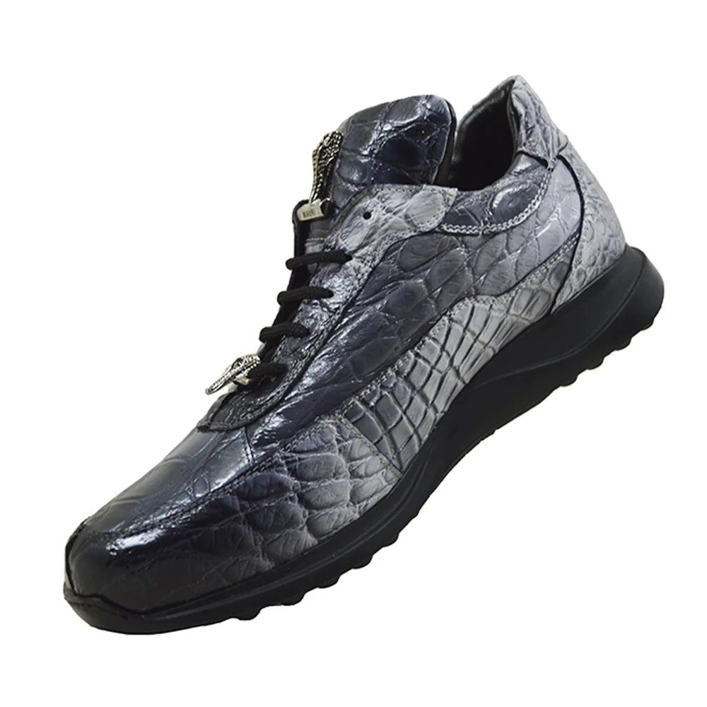 Mauri 8900 FC Multi Grey Alligator Sneakers - Image 3