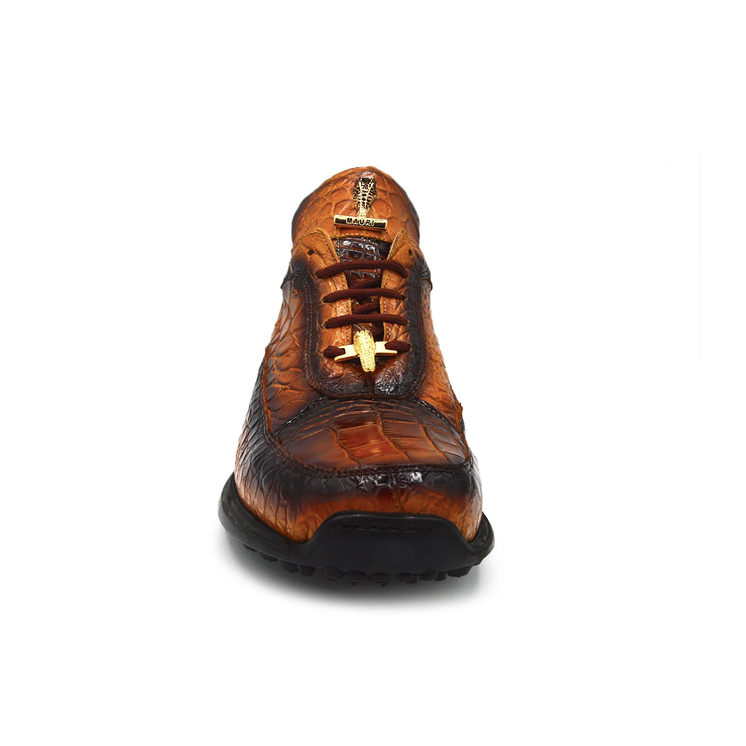 Mauri 8900 Multi Toffee Spray Gold Alligator Casuals - Image 5
