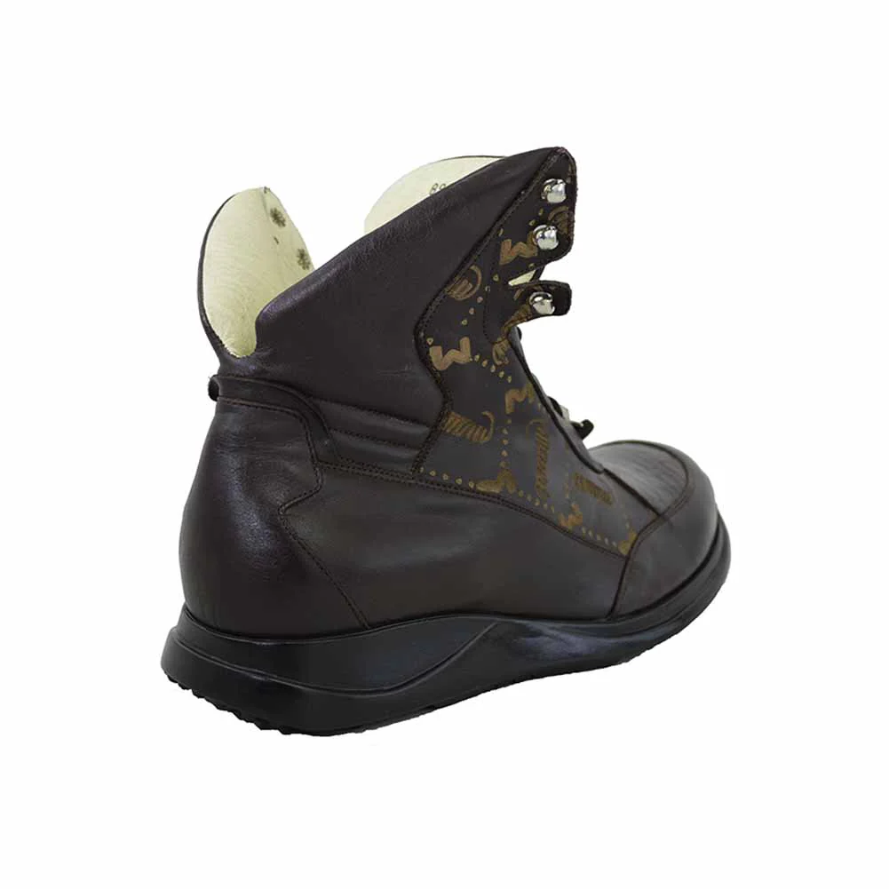 Mauri 8911 Etched Brown Boots - Extra 30% Off At Checkout - Image 3