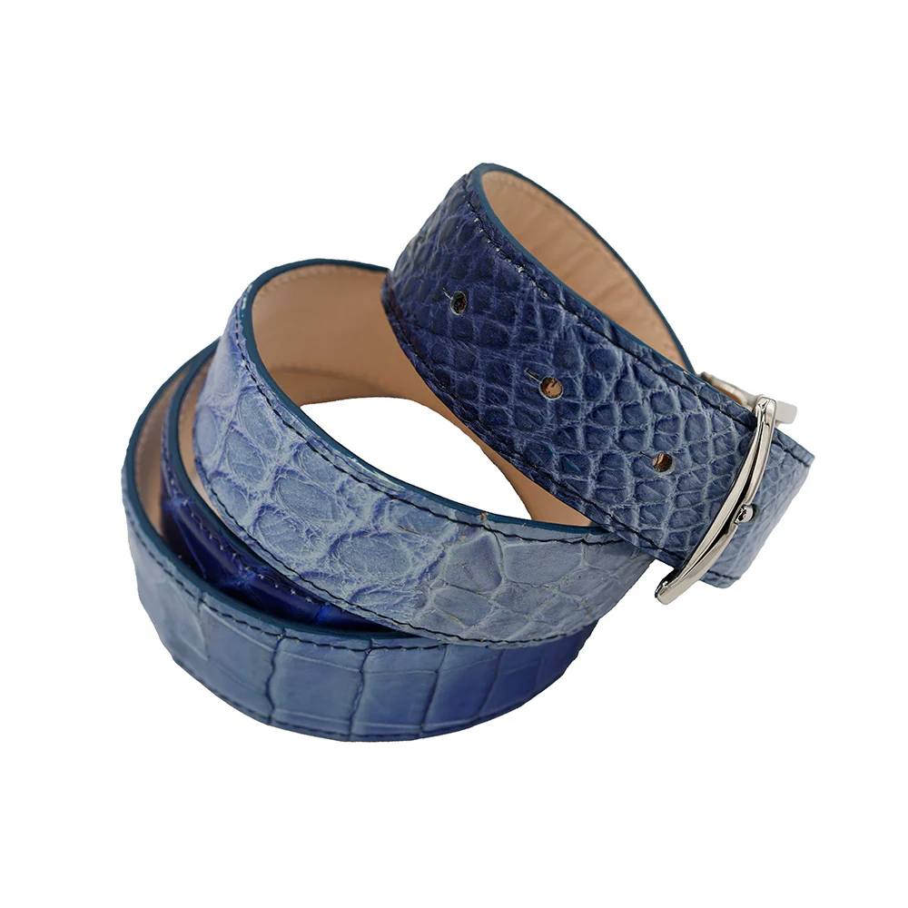 Mauri Alligator Multi Blue Belt - Image 5