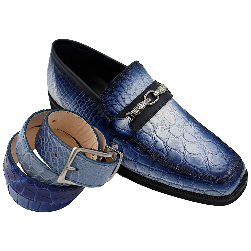Mauri Alligator Multi Blue Belt - Image 7