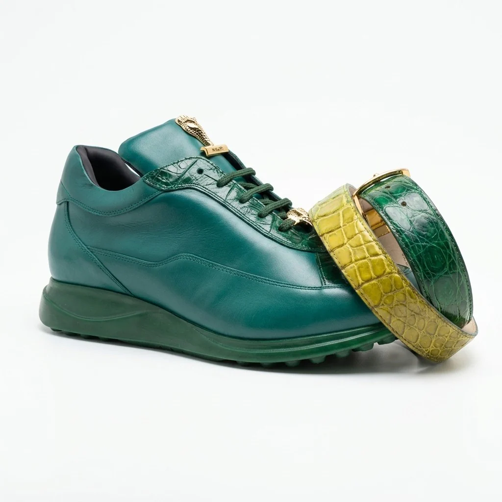 Mauri Alligator Multi Green Belt - Image 4