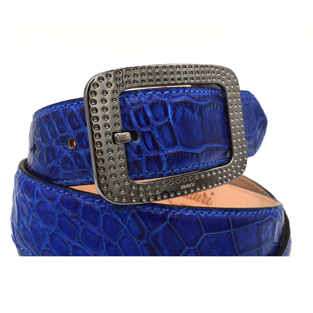 Mauri Alligator Royal Blue Belt - Image 2