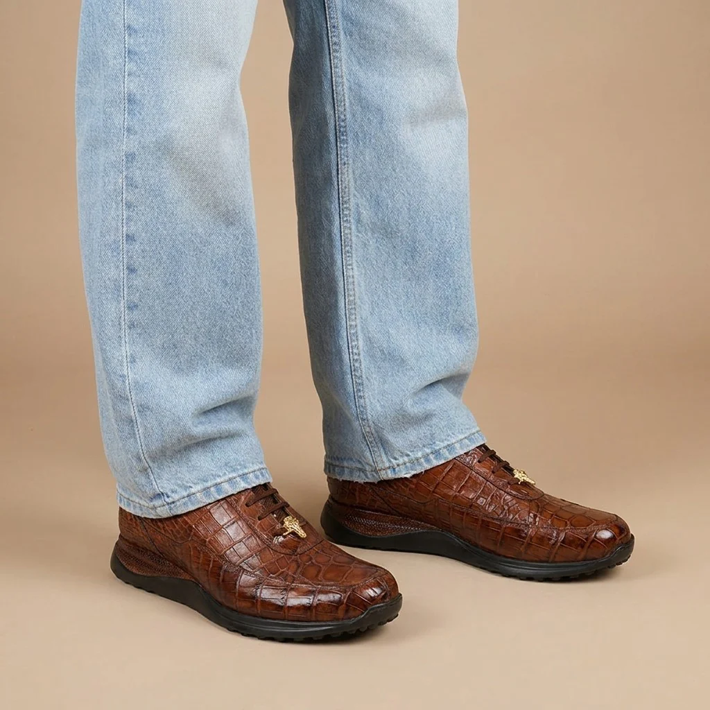 Mauri Casual Alligator Sneaker 8814 - Image 3
