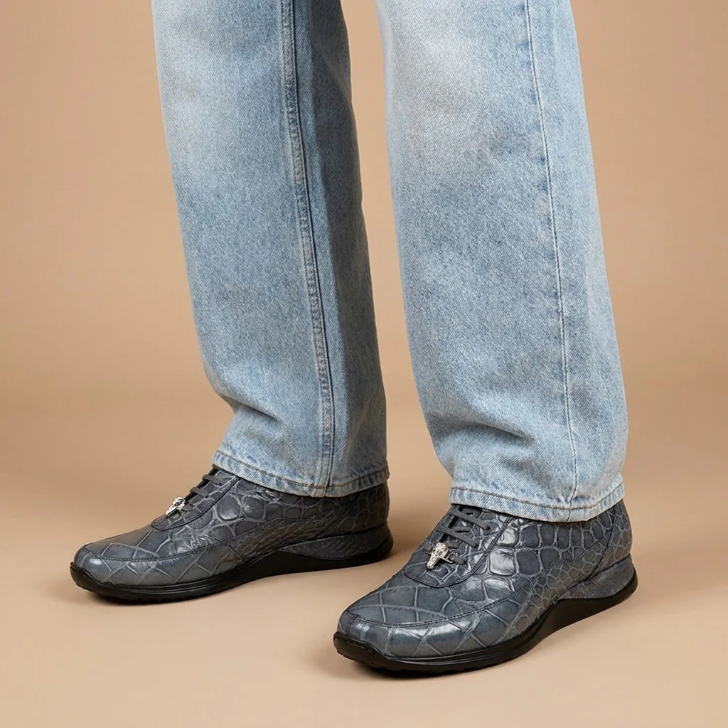 Mauri Casual Alligator Sneaker 8814 - Image 9