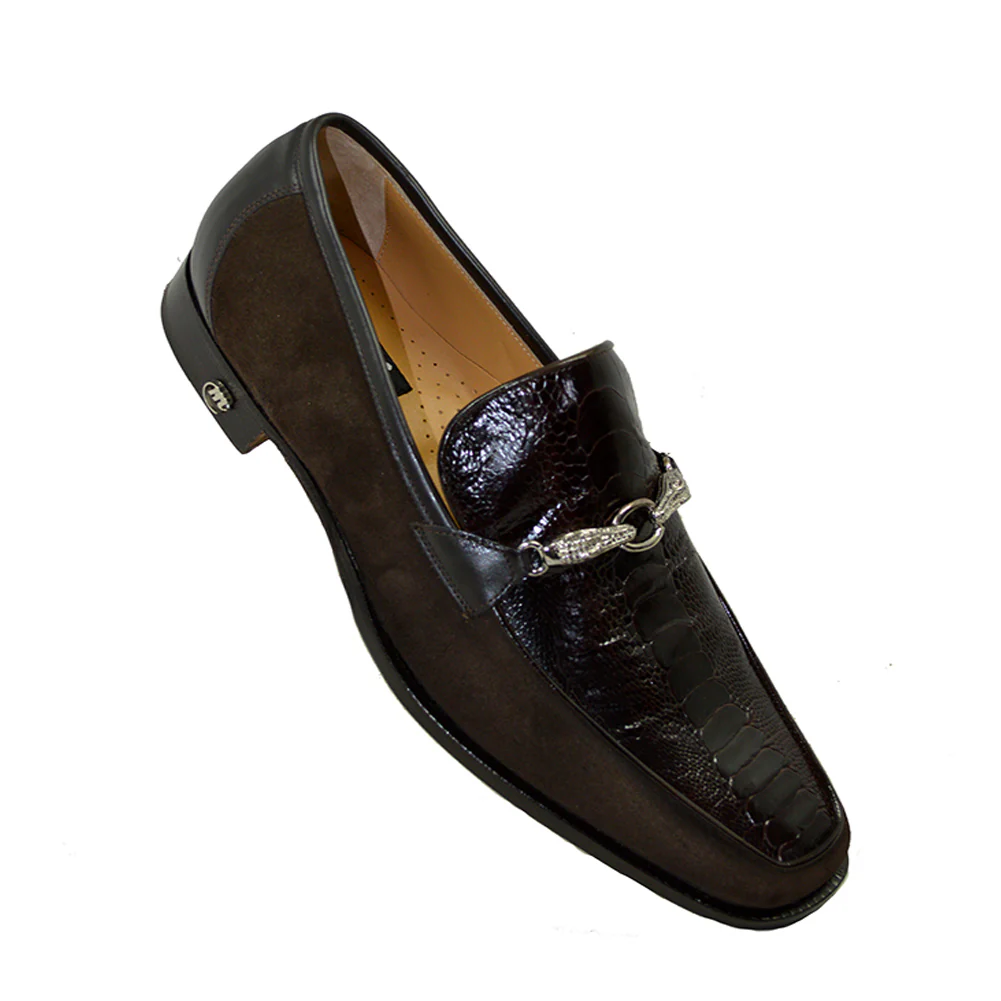 Mauri 'Priest" 4800 Suede-Ostrich Leg Loafer - Image 3