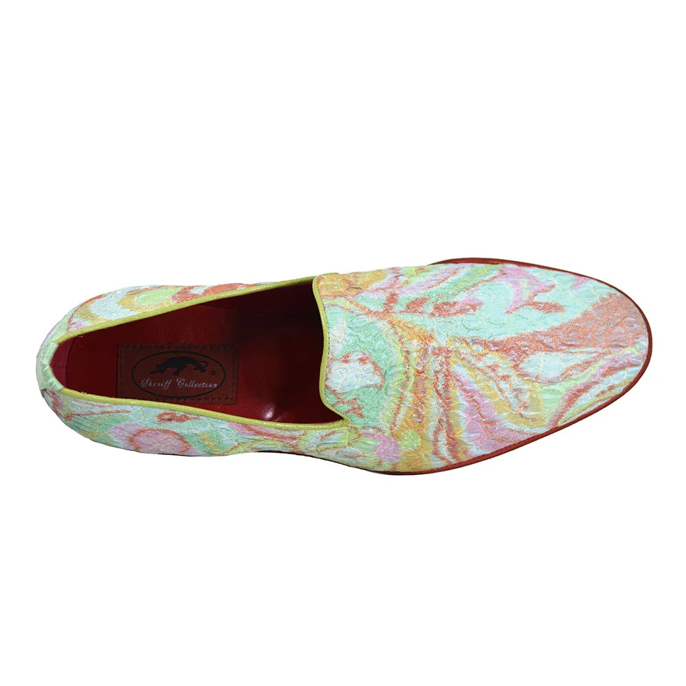 Mauri x Sheriff Collection 4840/3 Silk Brocade Loafer - Image 3