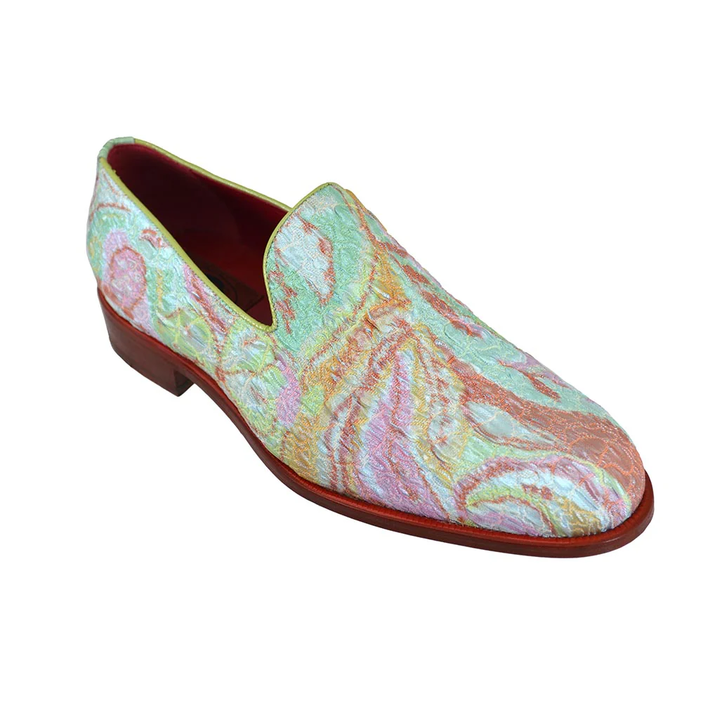 Mauri x Sheriff Collection 4840/3 Silk Brocade Loafer - Image 5