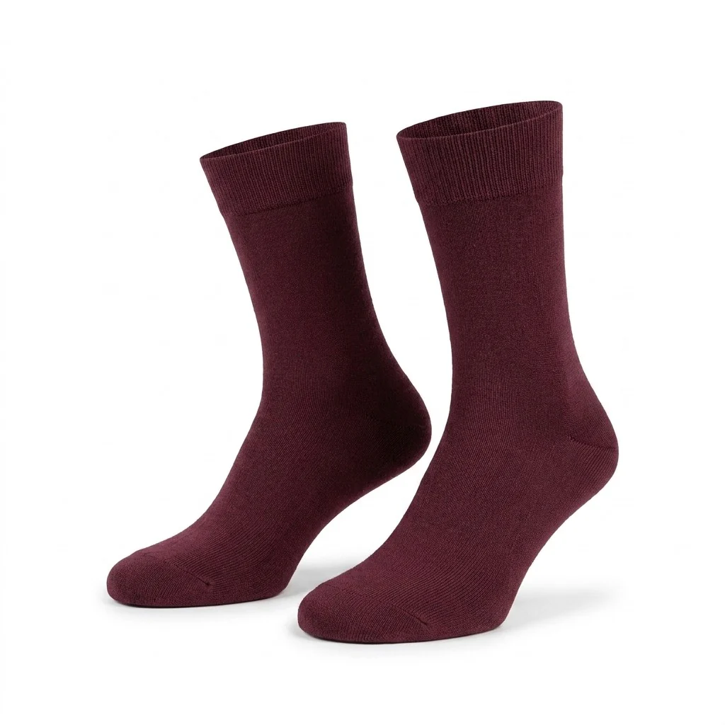 Distretto73 Men's 100% Filoscozia Cotton Solid Color Dress Socks - Image 5