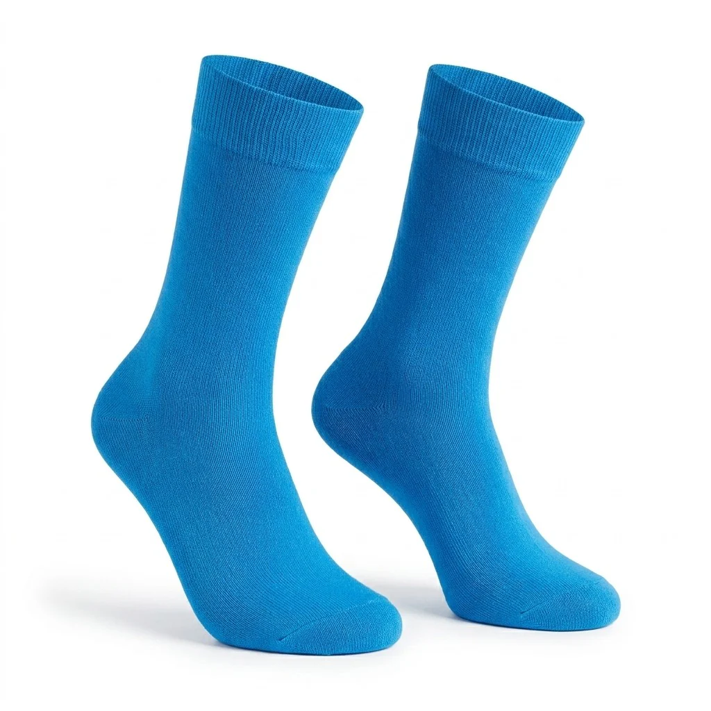 Distretto73 Men's 100% Filoscozia Cotton Solid Color Dress Socks - Image 6