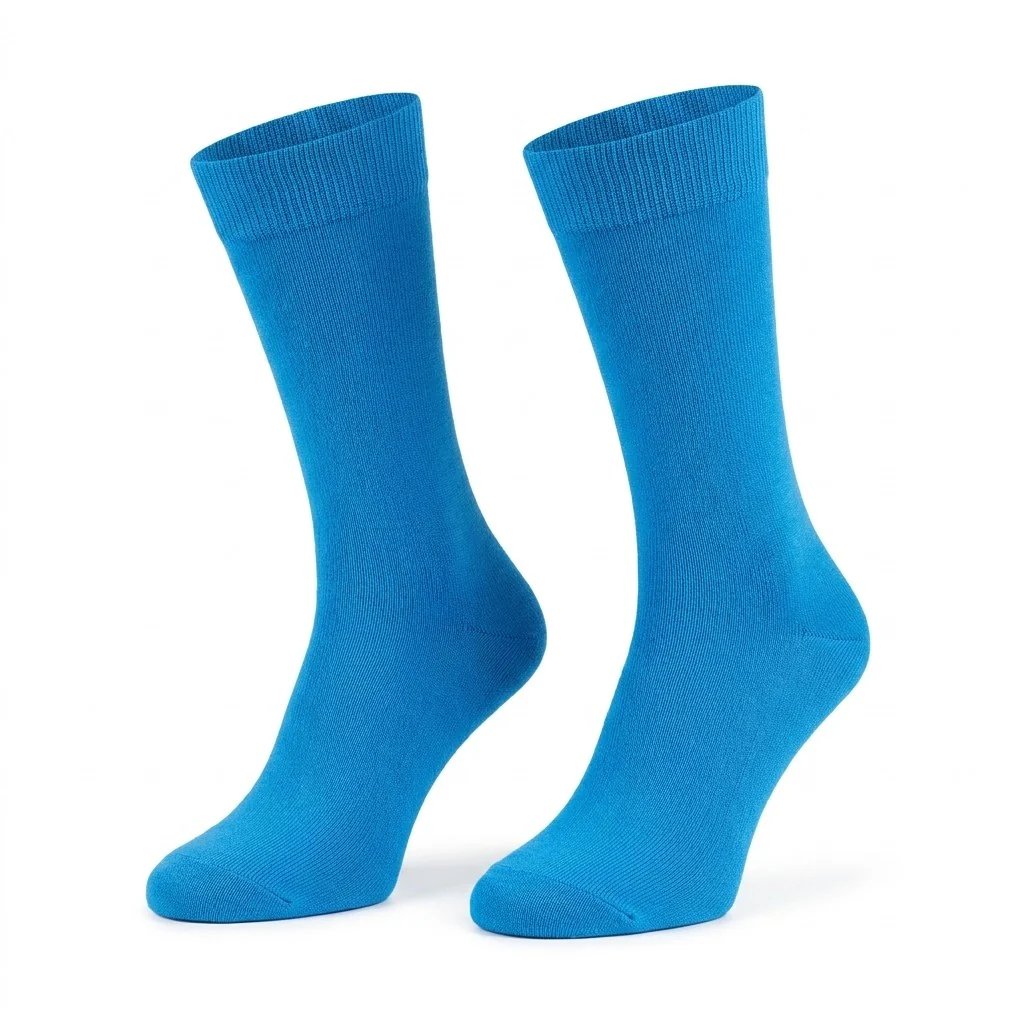 Distretto73 Men's 100% Filoscozia Cotton Solid Color Dress Socks - Image 8