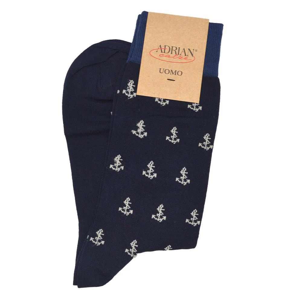 Distretto73 Men's Filoscozia Cotton Seaport Socks - Image 16