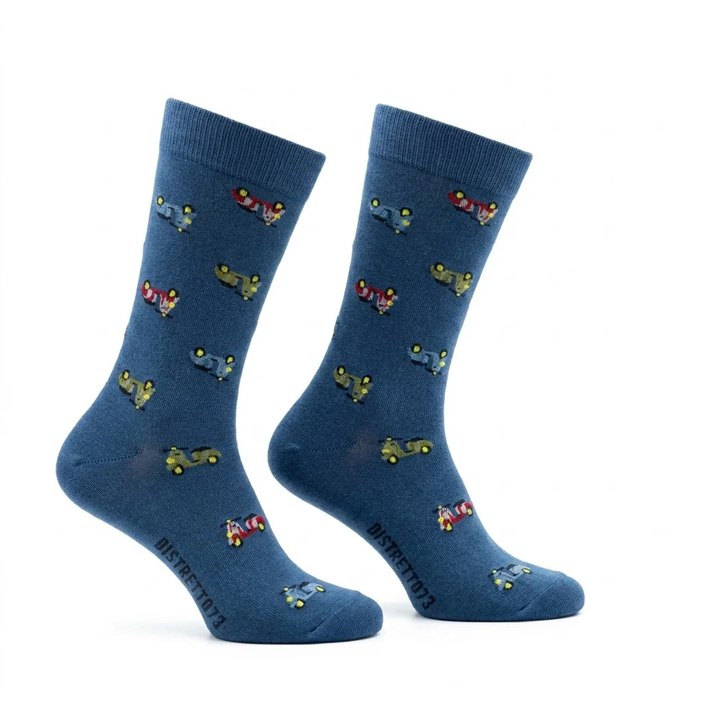 Distretto73 Men's Filoscozia Cotton Scooter Socks - Image 6