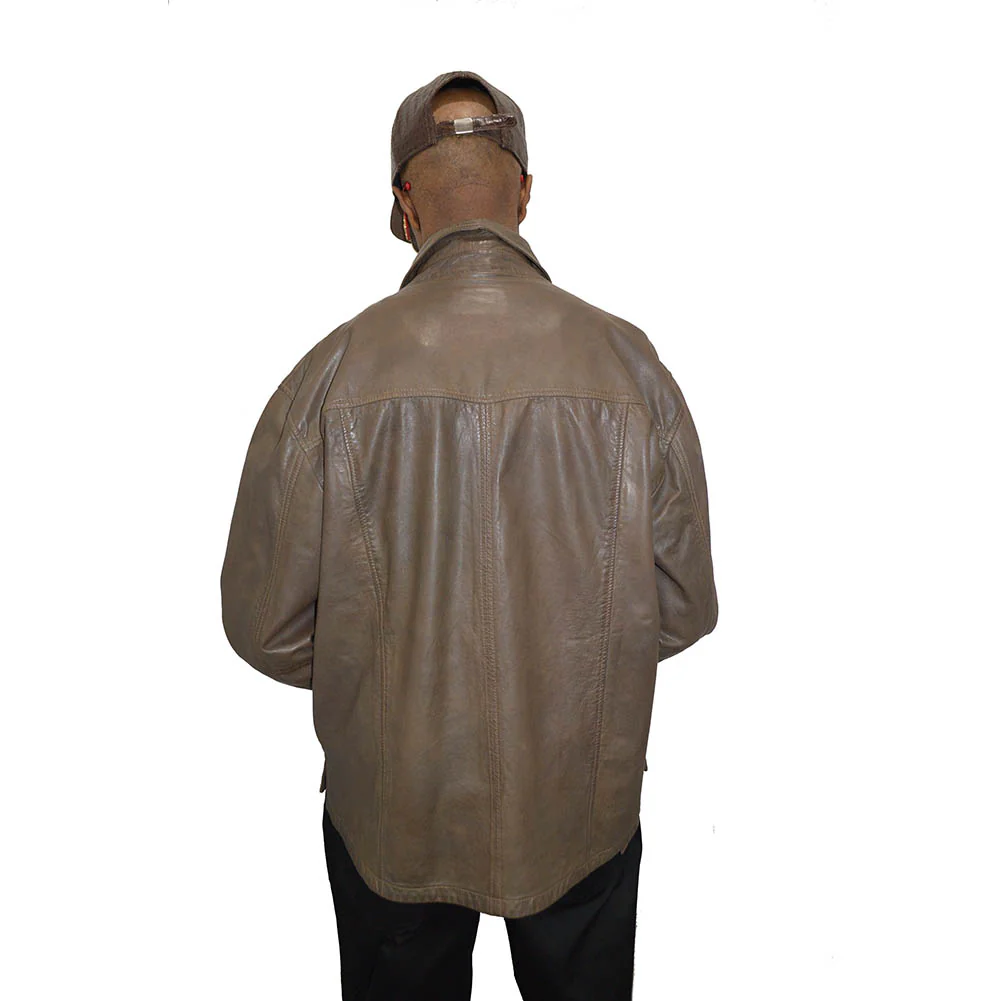 Missani Leather Shirt Jacket 16234 - Image 5