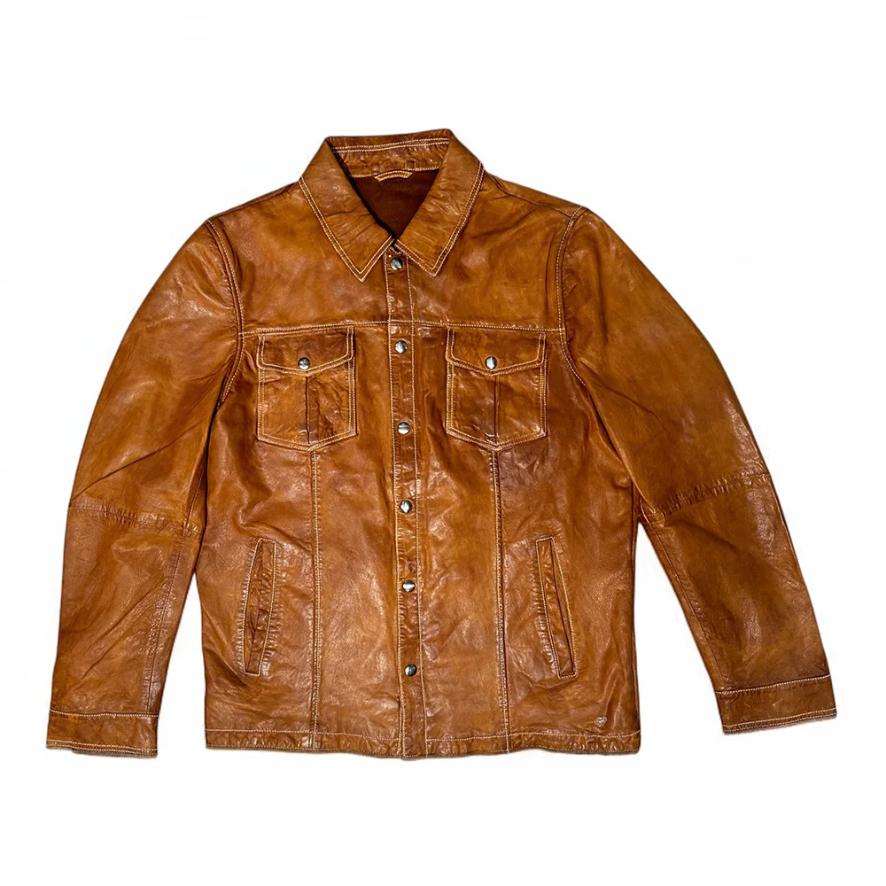 MISSANI LE COLLEZIONI New Leather Shirt Jackets 396428 - Image 5
