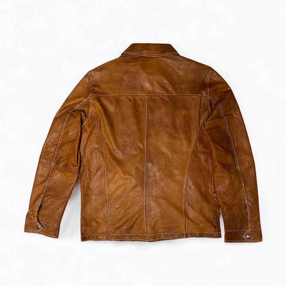 MISSANI LE COLLEZIONI New Leather Shirt Jackets 396428 - Image 7