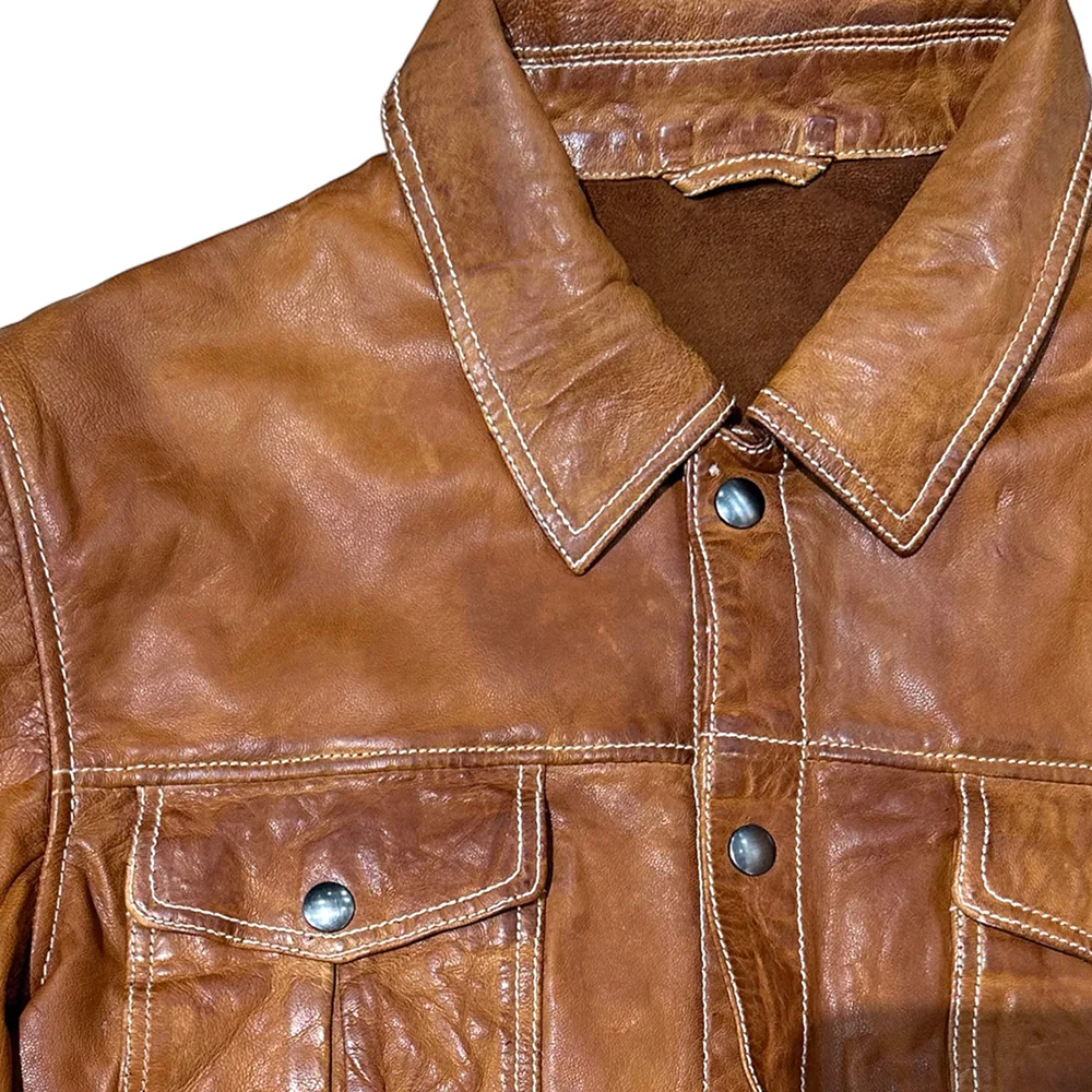 MISSANI LE COLLEZIONI New Leather Shirt Jackets 396428 - Image 8