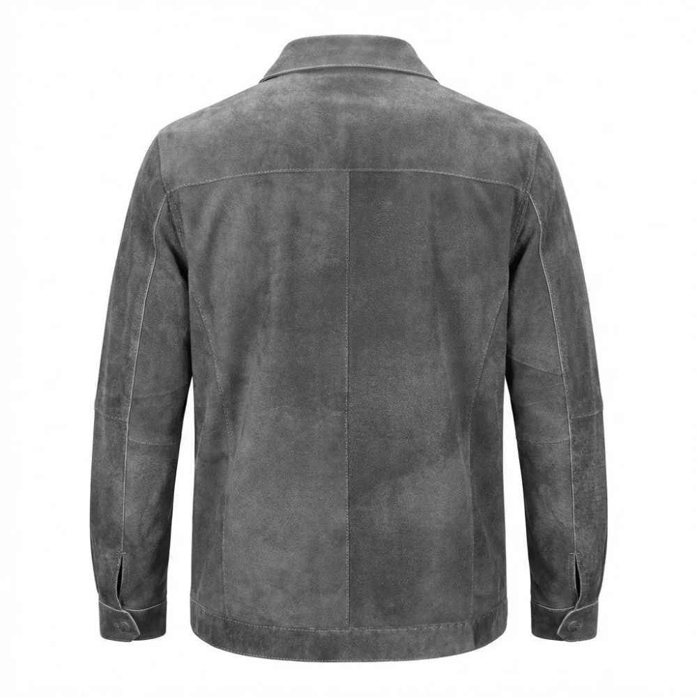 Missani Reversible Distressed Leather Jacket - Image 4