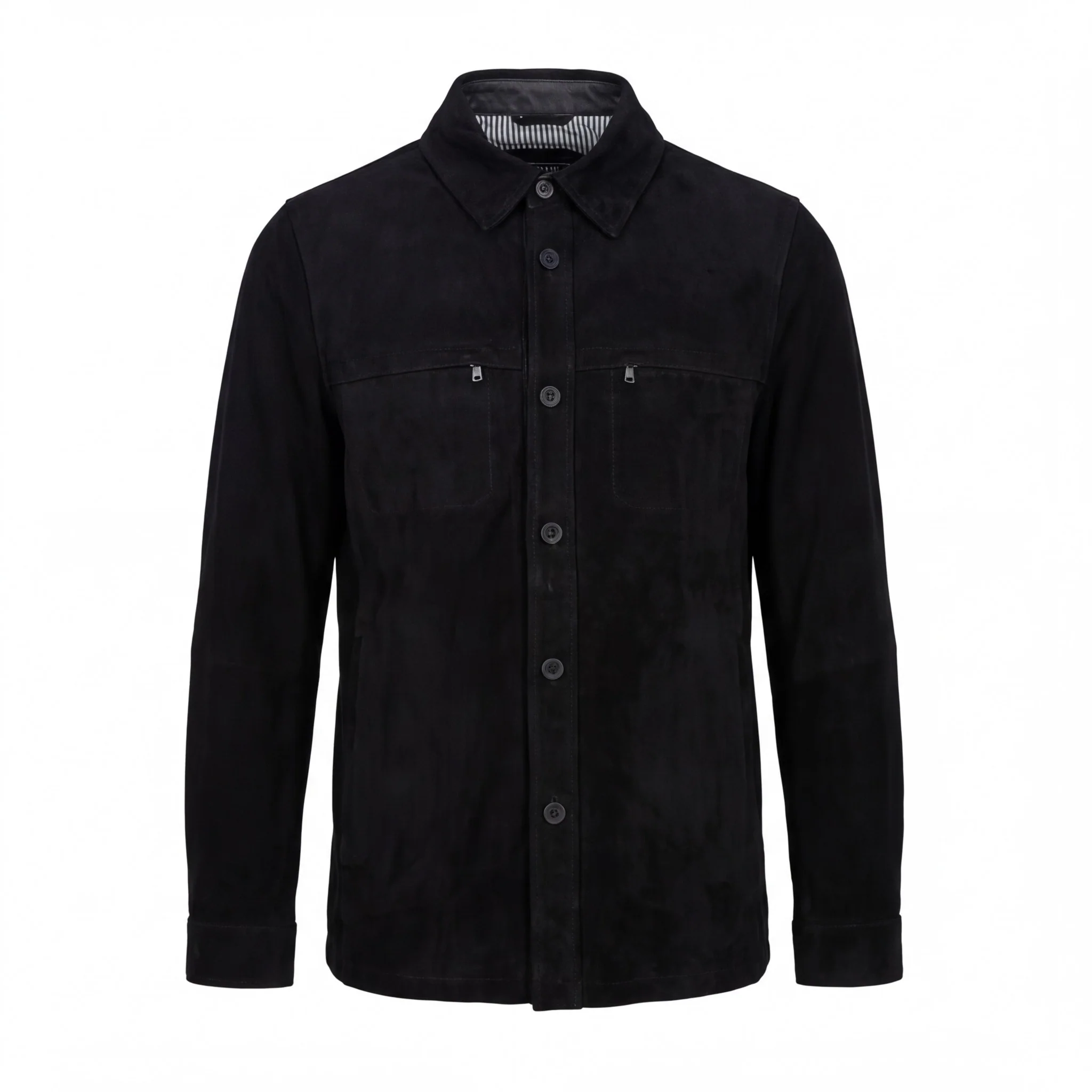 Missani Lamb Suede Shirt Jackets 342518 - Image 10