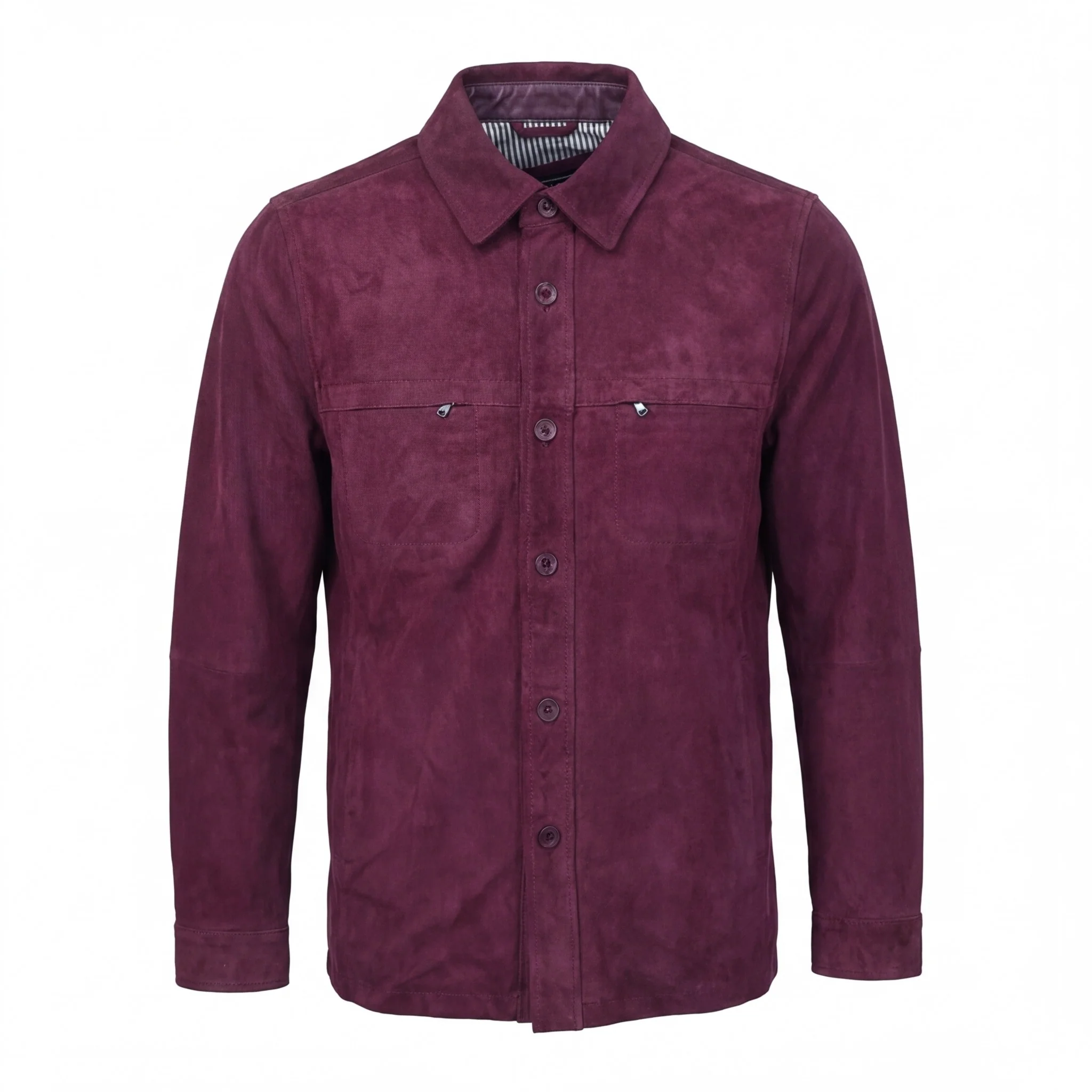 Missani Lamb Suede Shirt Jackets 342518 - Image 11