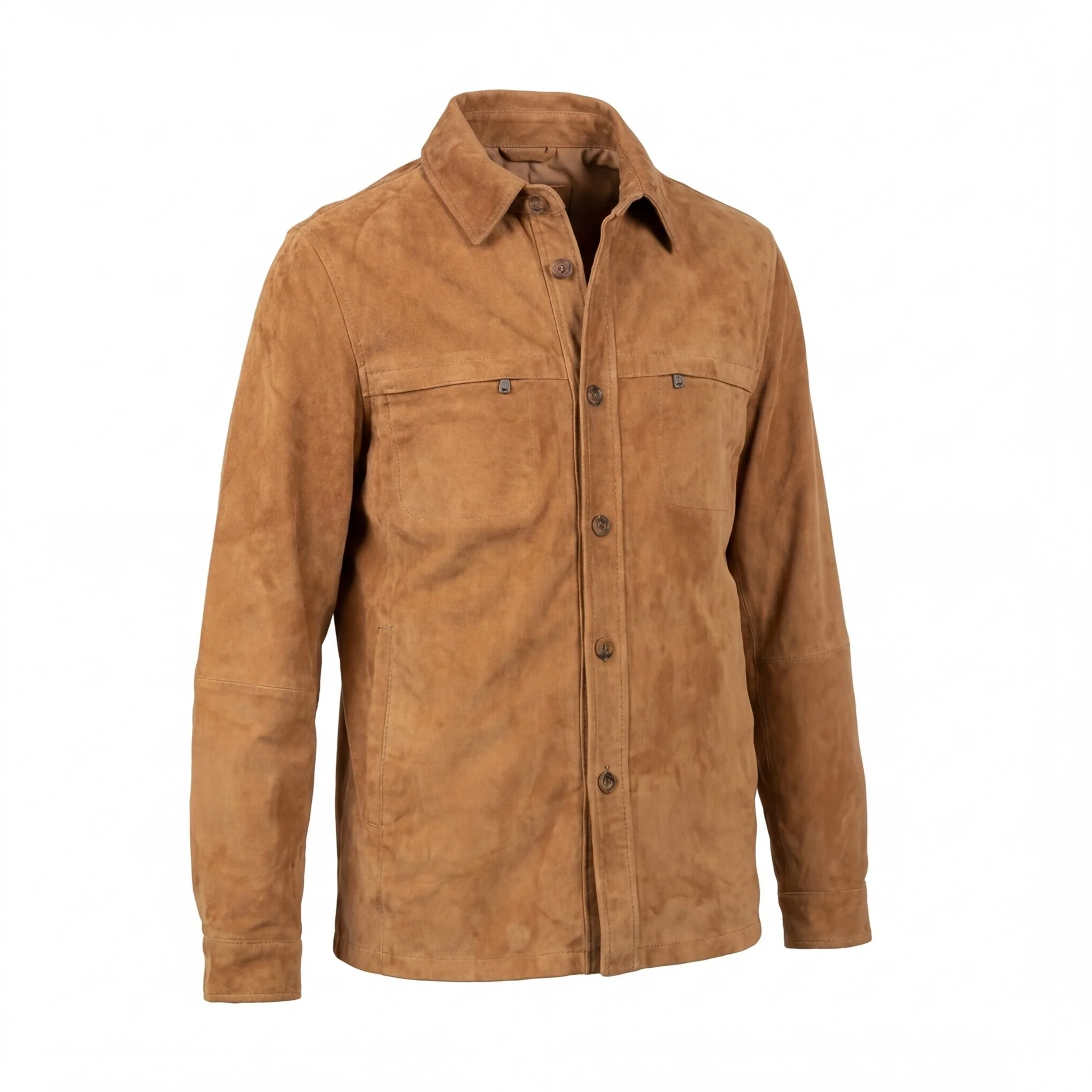 Missani Lamb Suede Shirt Jackets 342518 - Image 13