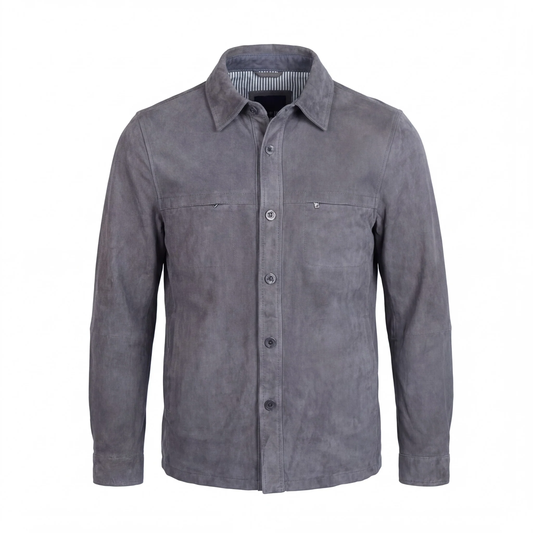 Missani Lamb Suede Shirt Jackets 342518 - Image 14