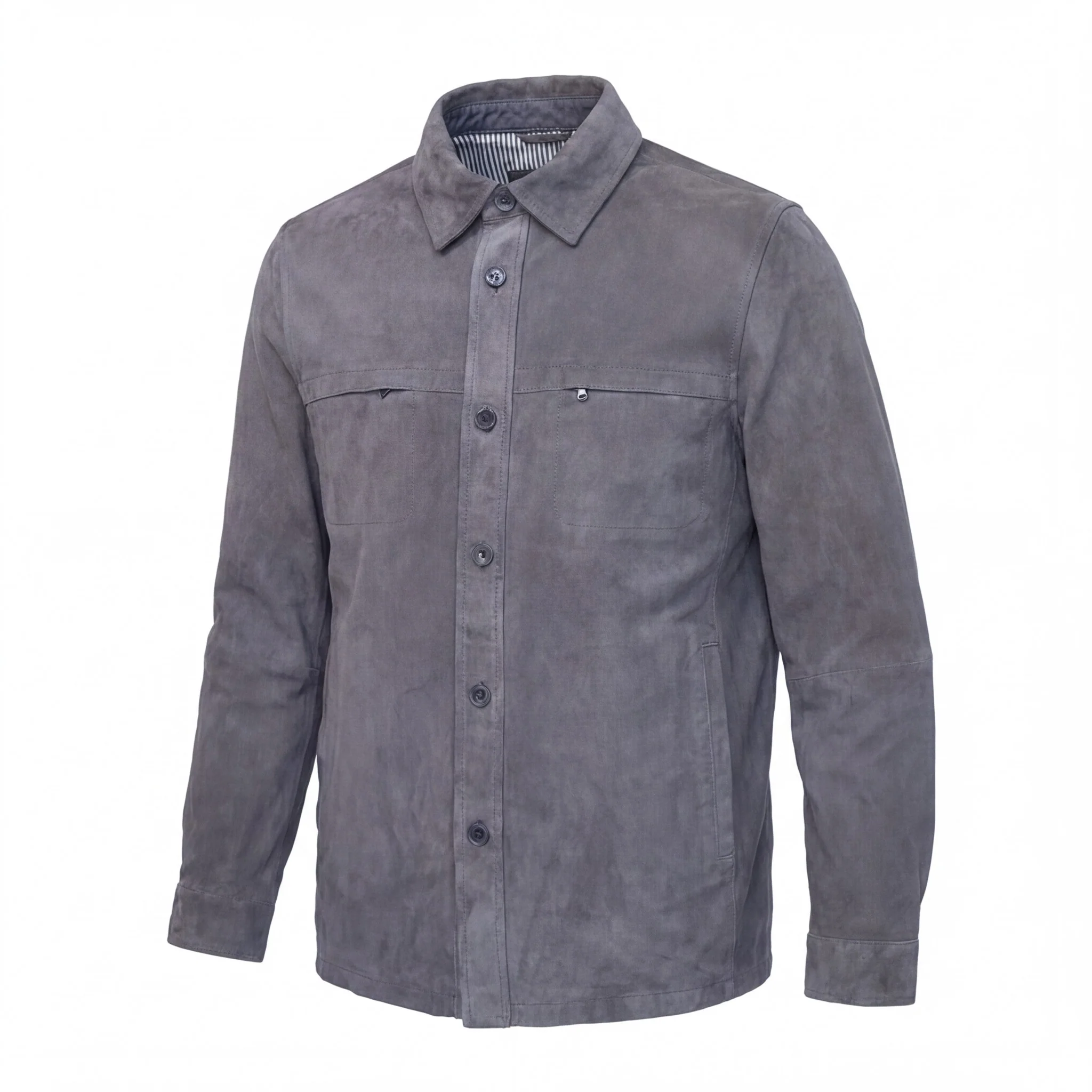 Missani Lamb Suede Shirt Jackets 342518 - Image 15