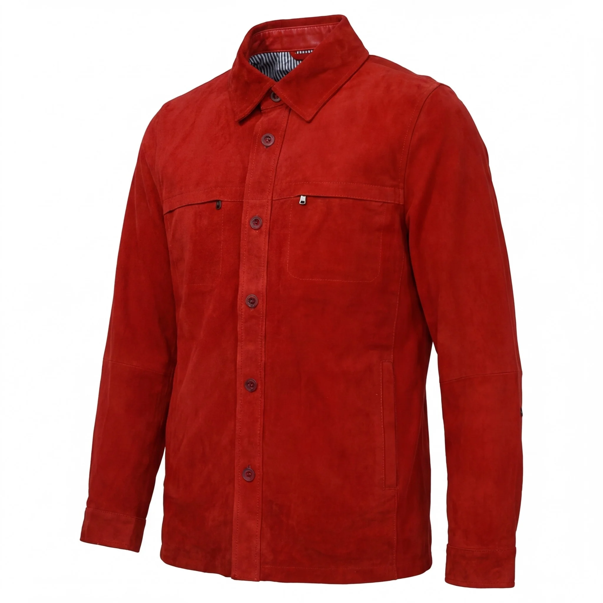 Missani Lamb Suede Shirt Jackets 342518 - Image 19