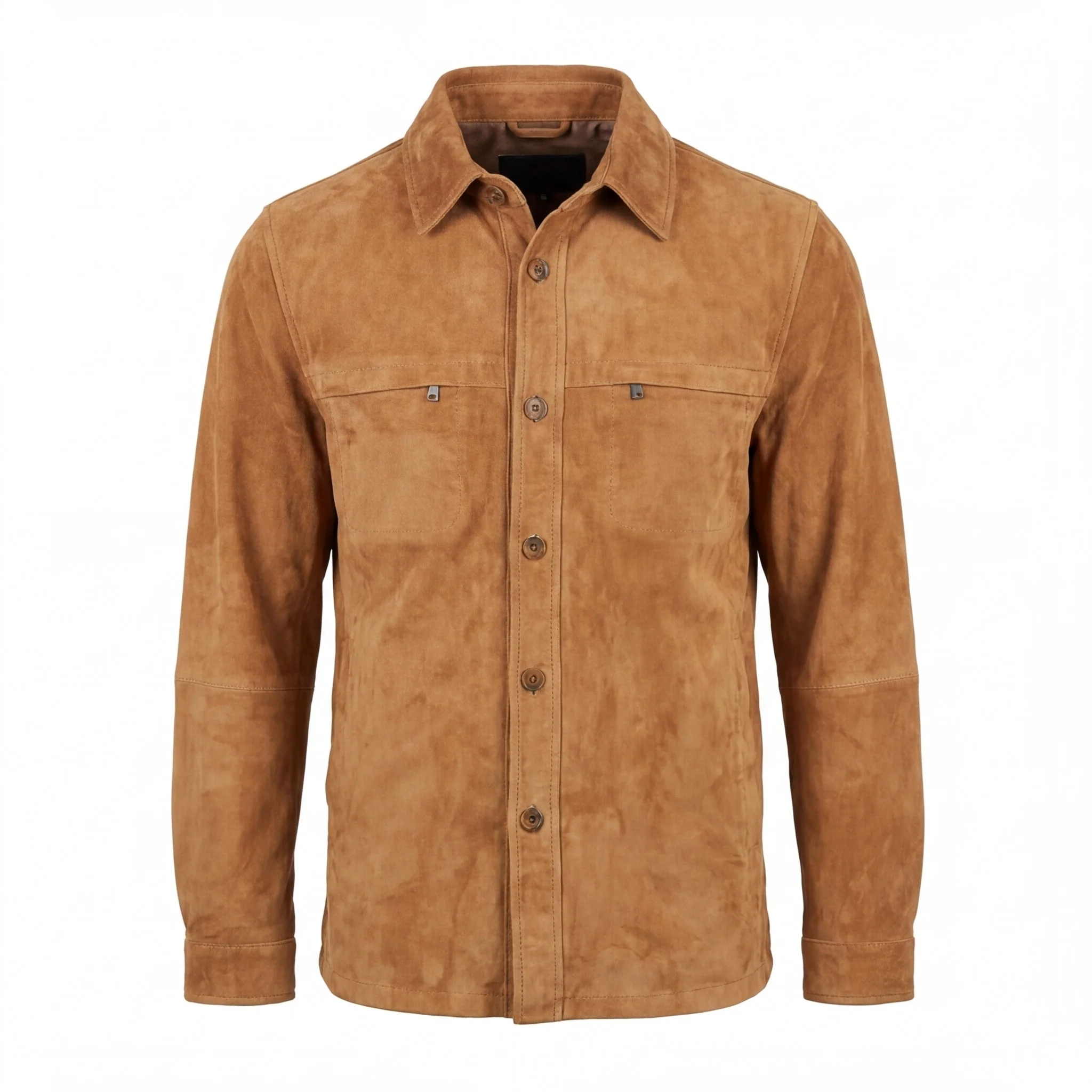 Missani Lamb Suede Shirt Jackets 342518 - Image 20