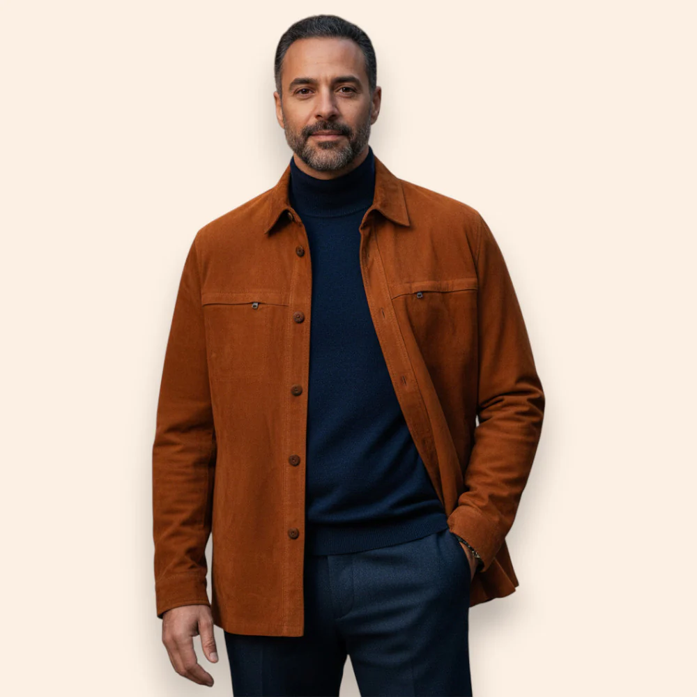 Missani Lamb Suede Shirt Jackets 342518 - Image 4