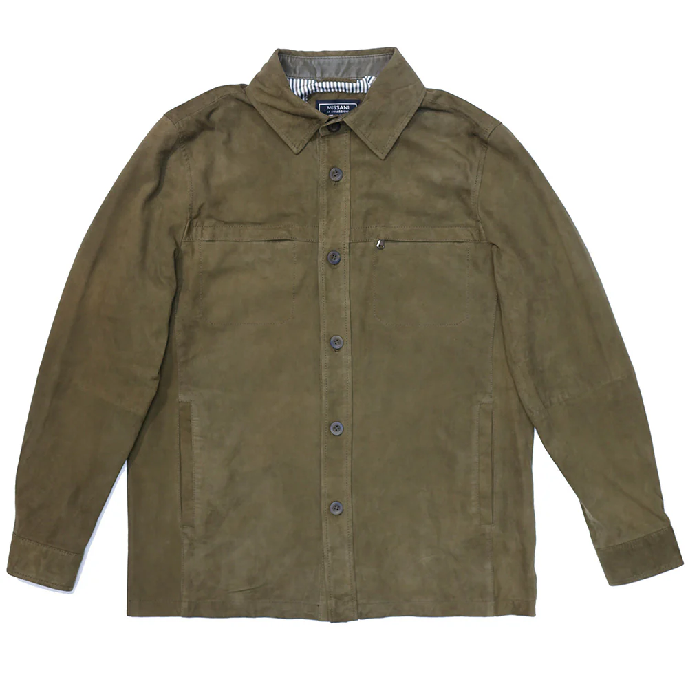Missani Lamb Suede Shirt Jackets 342518 - Image 9