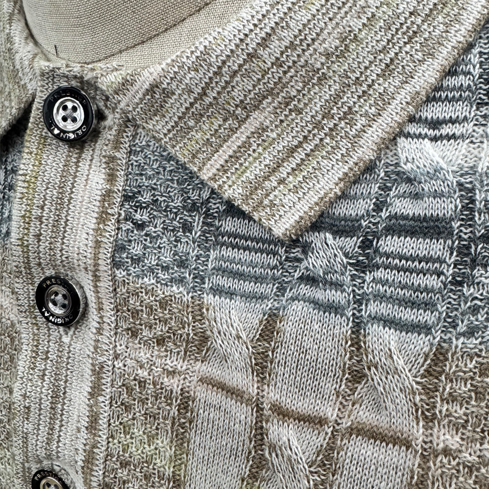 Prestige 3 Button Collard Design Sweater 294 - Image 2