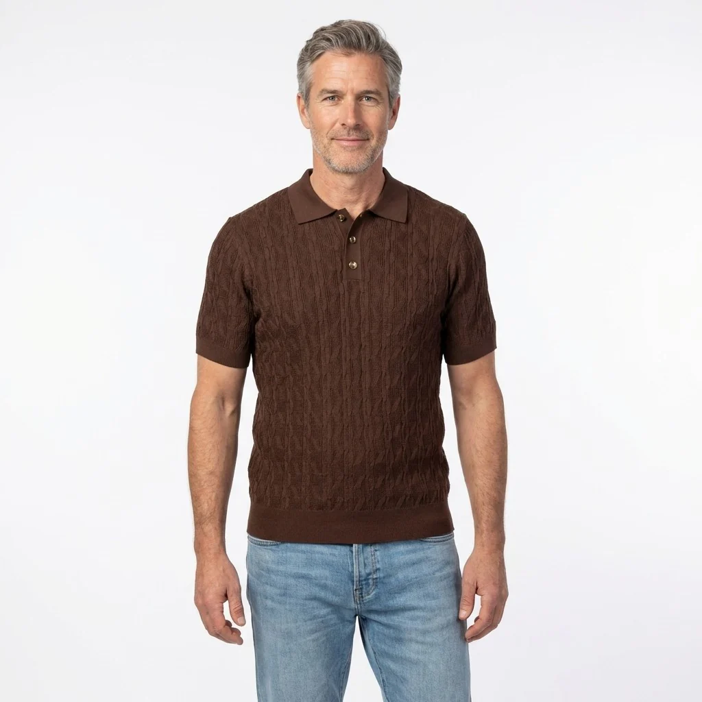 Prestige Knit Design Multi-Color Polo CMK 6001 - Image 5