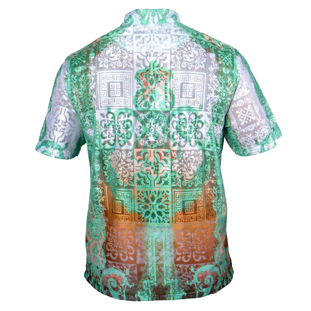Prestige Lace Button Up Shirt 506 - Image 2