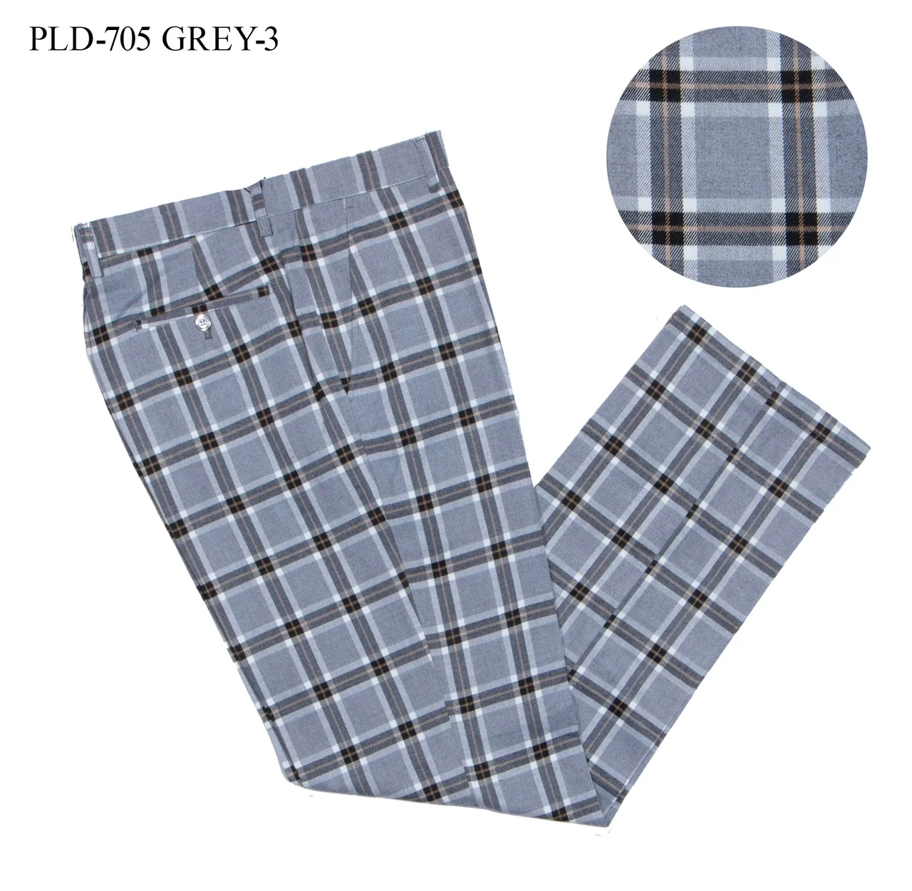 Prestige Plaid Pants 705 - Image 3