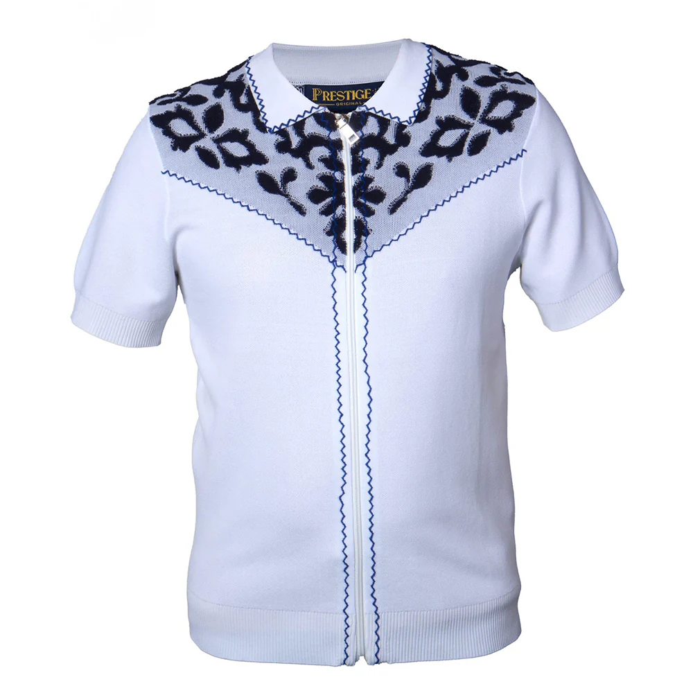 Prestige Polo Neck Short Sleeve Shirt CMK-405 - Image 2