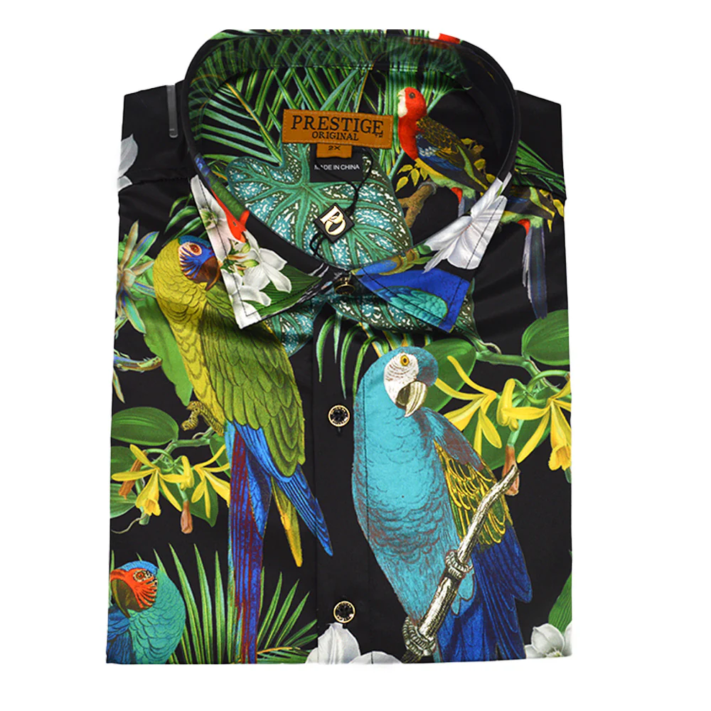 Prestige Printed Button Up Shirt 105 - Image 5