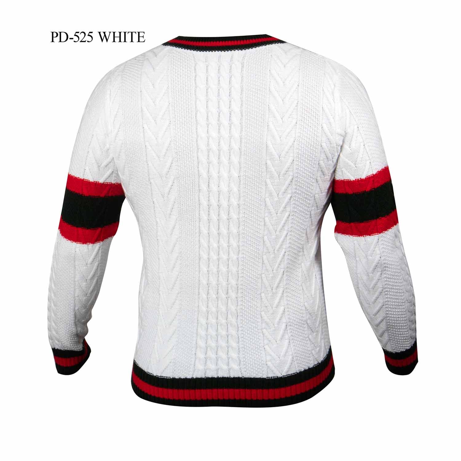 Prestige Striped V-Neck Sweater 525 - Image 3