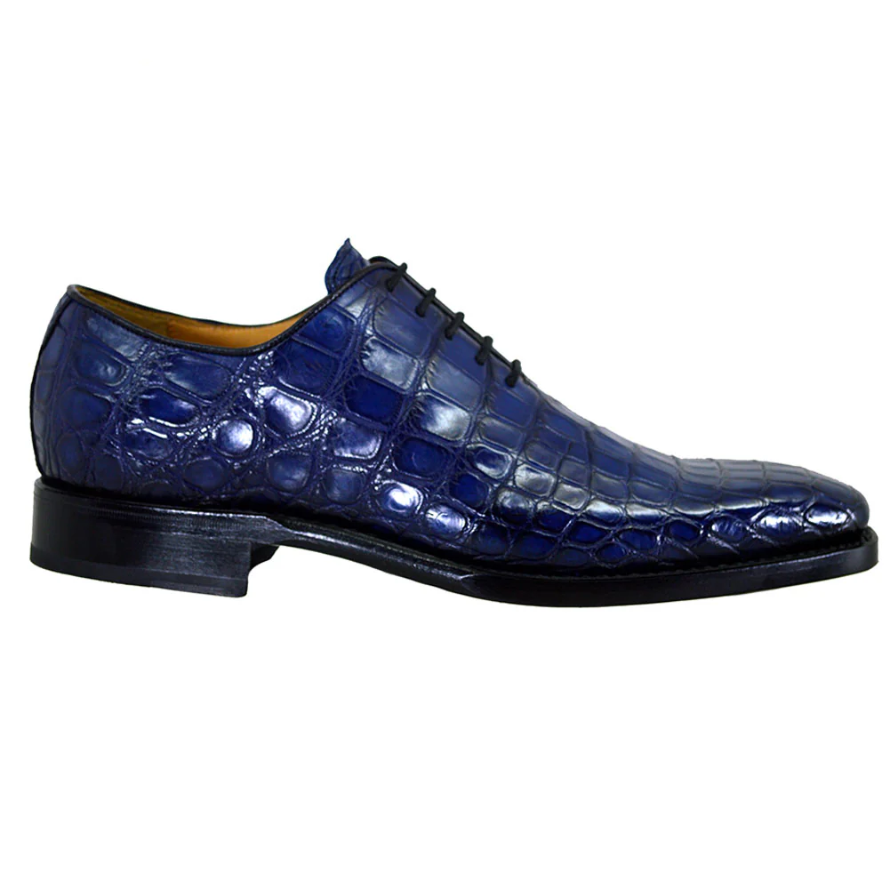 Sheriff Collection 1505 Whole Cut Alligator Dress Shoes - Image 5