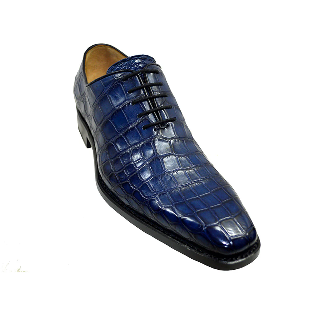 Sheriff Collection 1505 Whole Cut Alligator Dress Shoes - Image 6