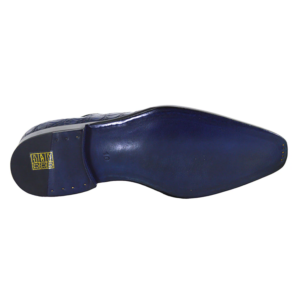 Sheriff Collection 1505 Whole Cut Alligator Dress Shoes - Image 8
