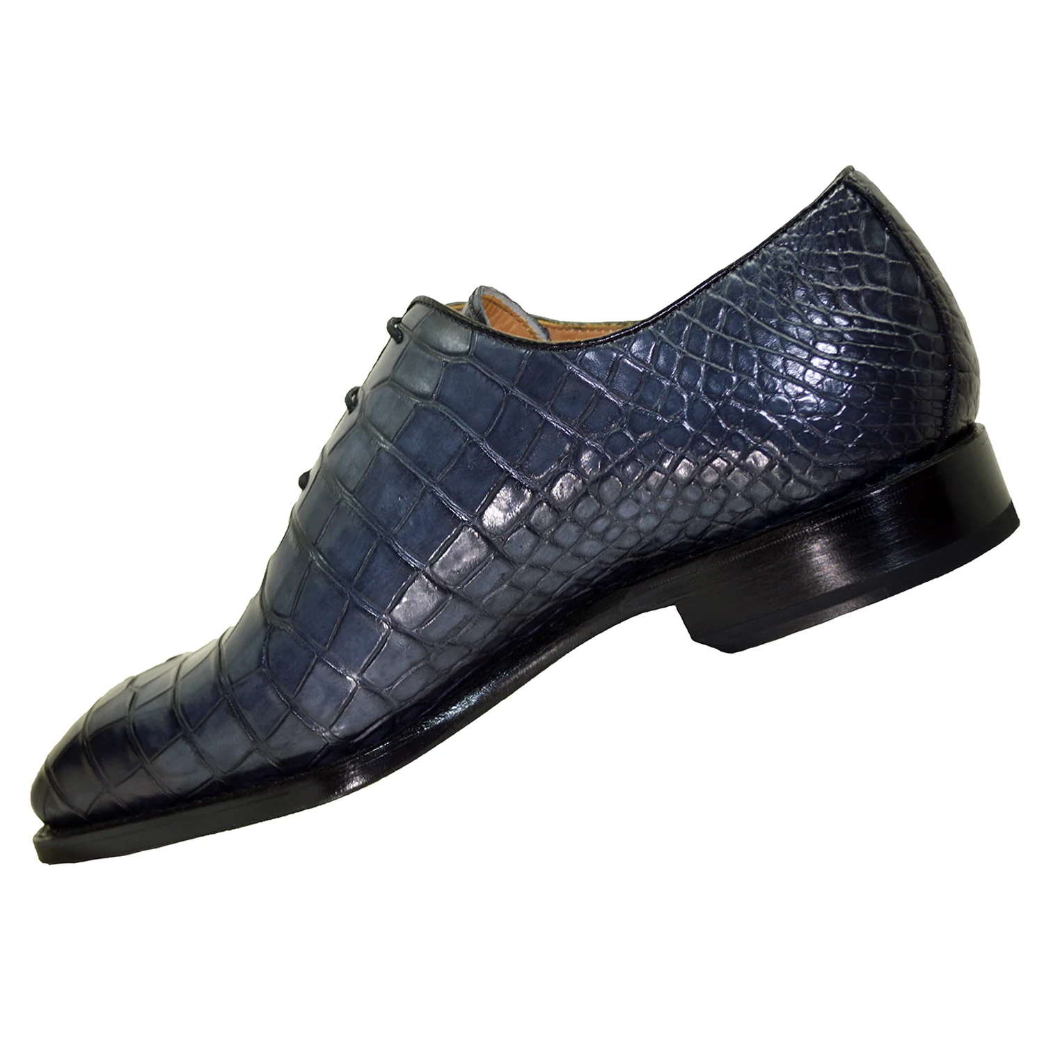 Sheriff Collection 2050 Charcoal Alligator Lace Up - Image 4