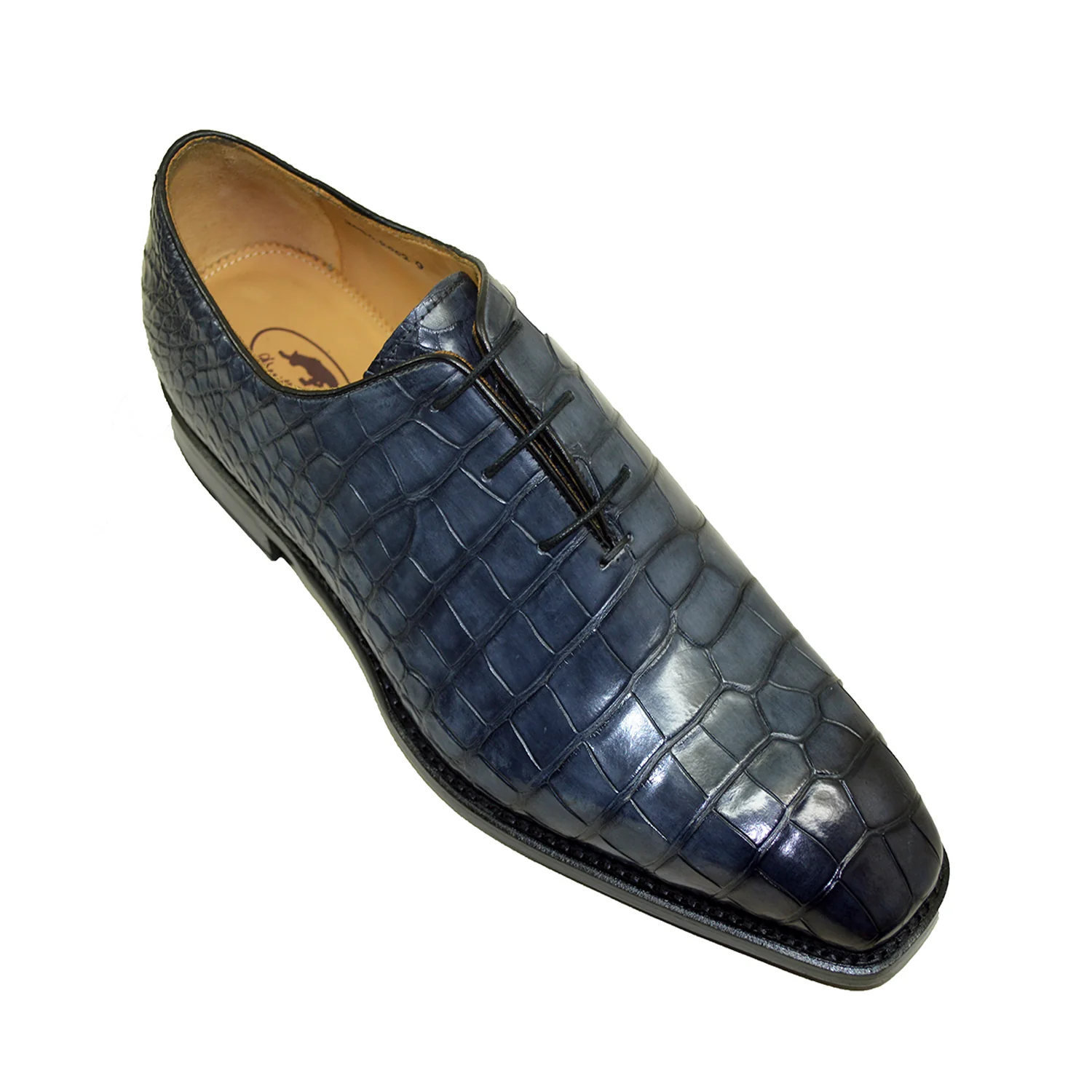 Sheriff Collection 2050 Charcoal Alligator Lace Up - Image 6