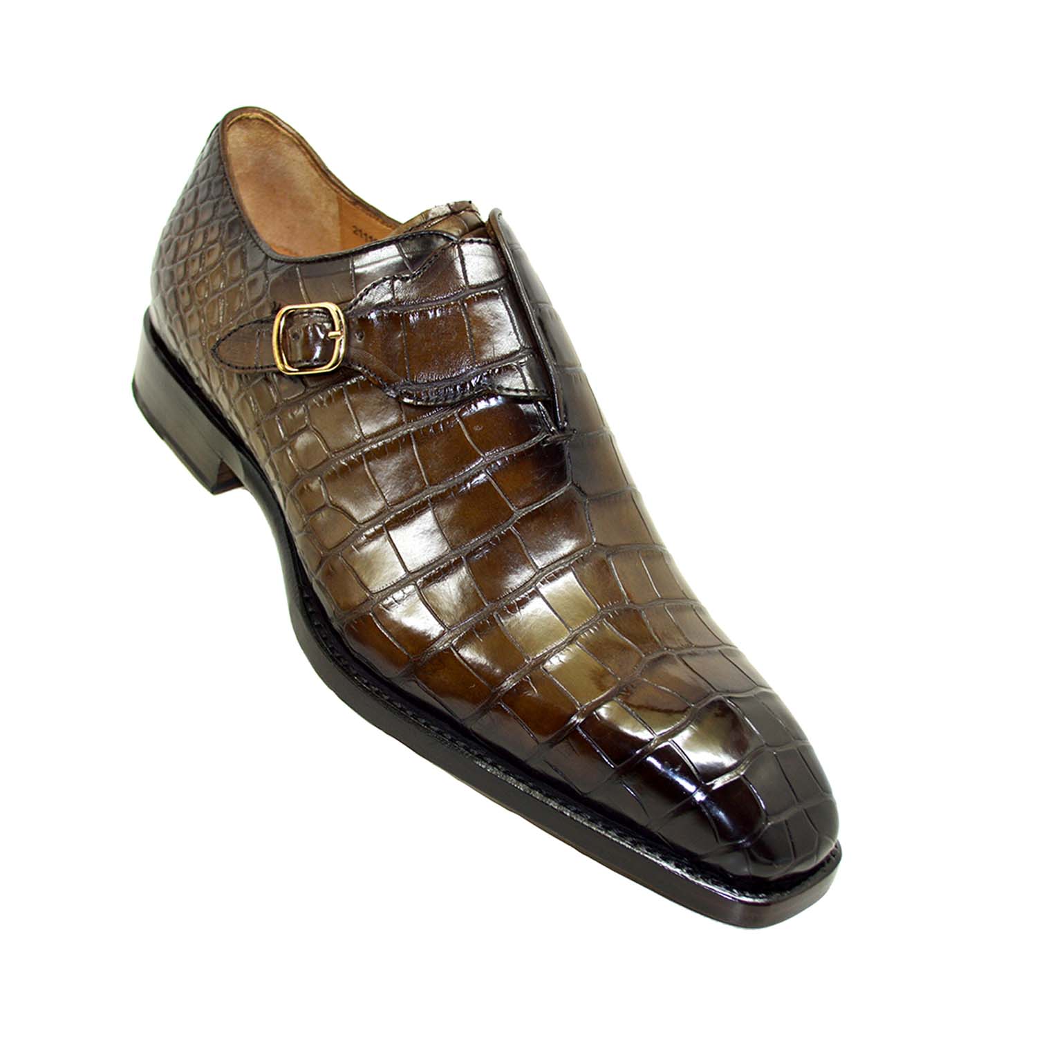 Sheriff Collection 21116 Alligator Strap Dress Shoes - Image 2
