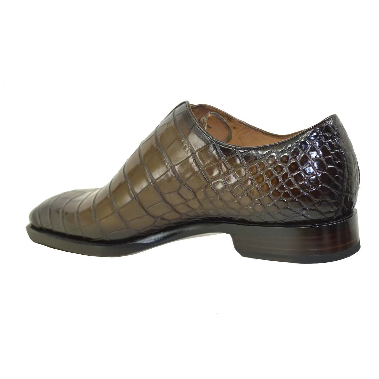 Sheriff Collection 21116 Alligator Strap Dress Shoes - Image 3