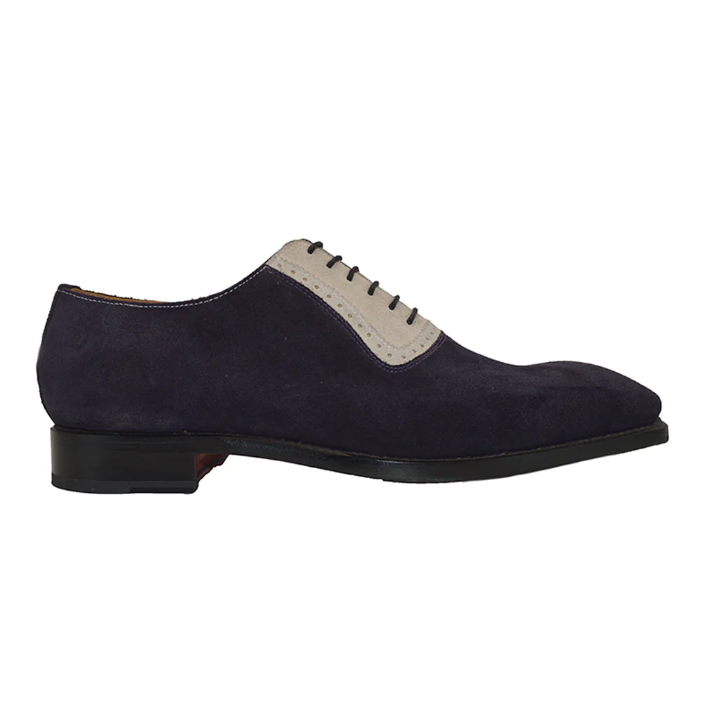 Sheriff Collection 22124 2 Tone Suede Lace Up