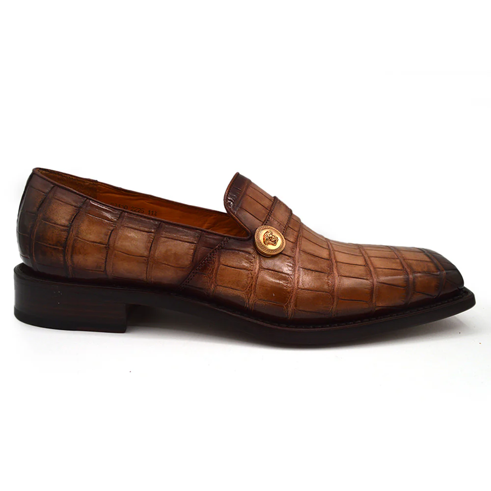 Sheriff Collection 22130 Alligator Square Dress Shoe