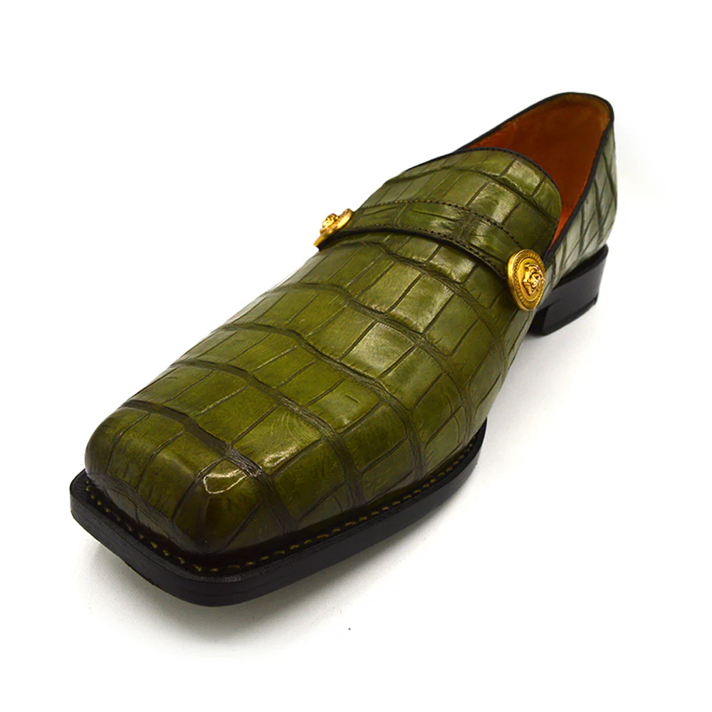 Sheriff Collection 22130 Alligator Square Dress Shoe - Image 2