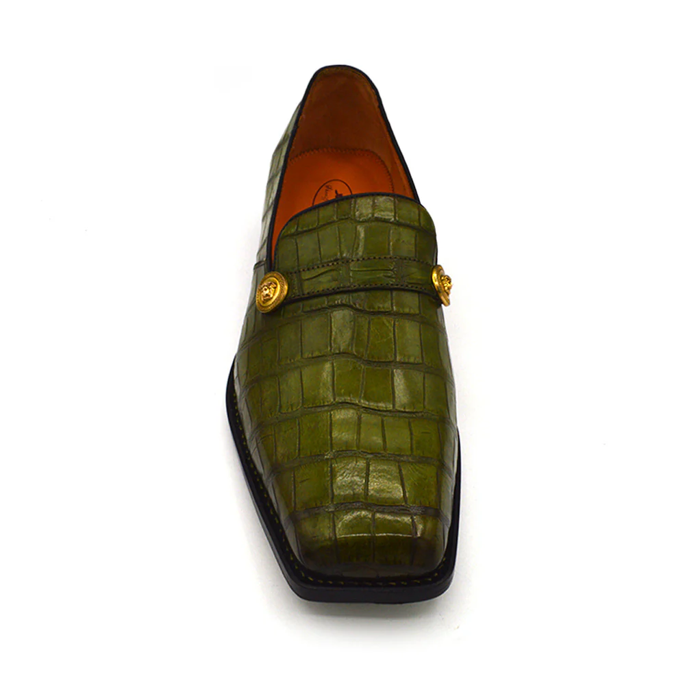 Sheriff Collection 22130 Alligator Square Dress Shoe - Image 3