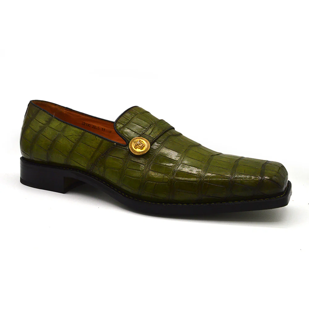 Sheriff Collection 22130 Alligator Square Dress Shoe - Image 4
